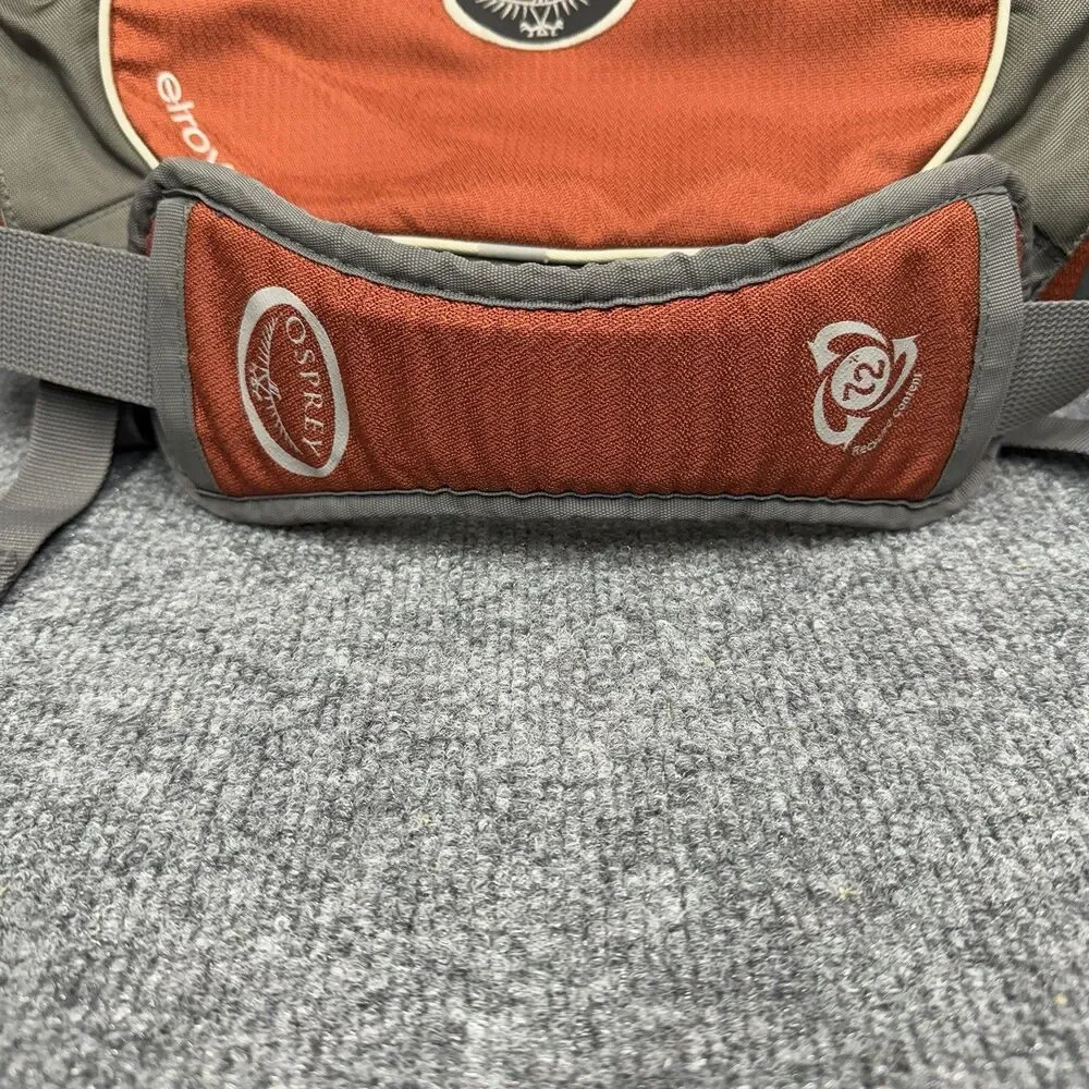 E1 OSPREY Elroy Messenger Bag Cargo Pockets Sipper Side Laptop Burnt Orange Gray